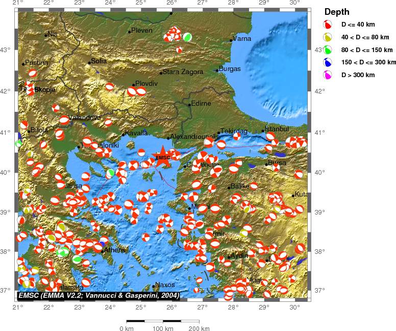 Regional moment Tensor