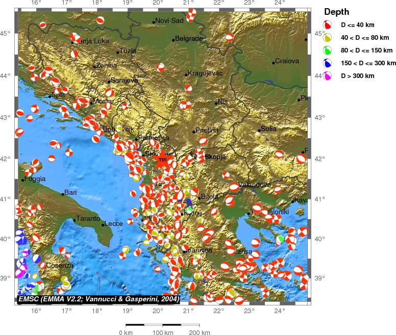 Regional moment Tensor