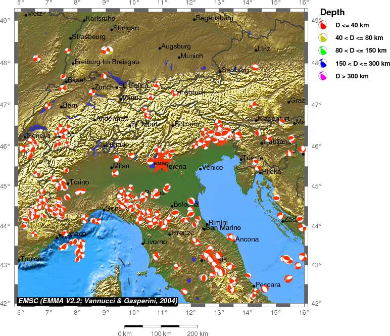 Regional moment Tensor