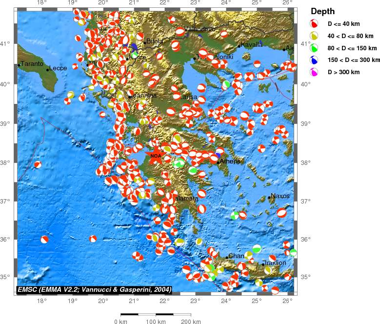 Regional moment Tensor
