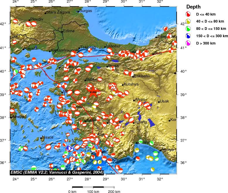 Regional moment Tensor