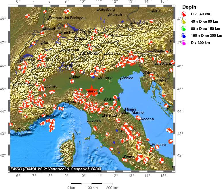Regional moment Tensor