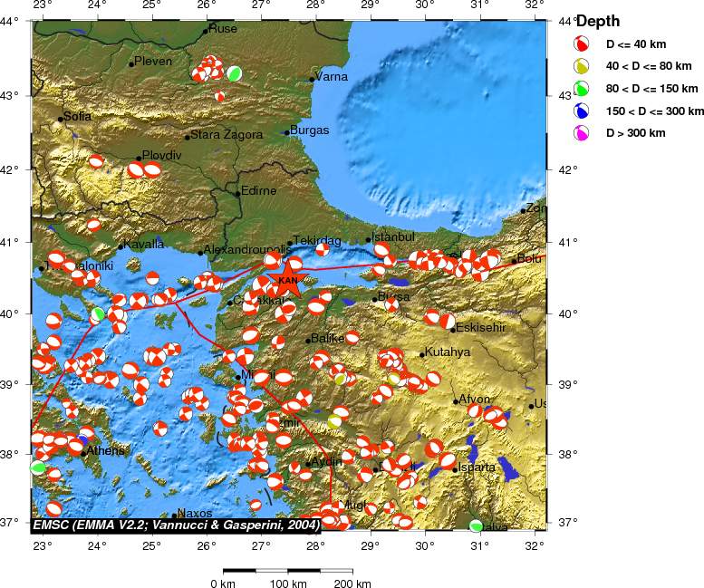 Regional moment Tensor