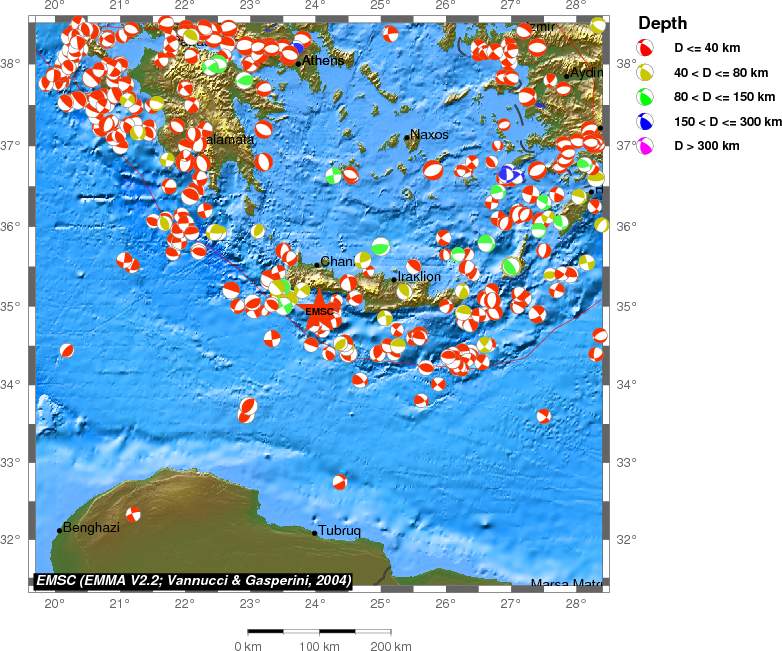 Regional moment Tensor