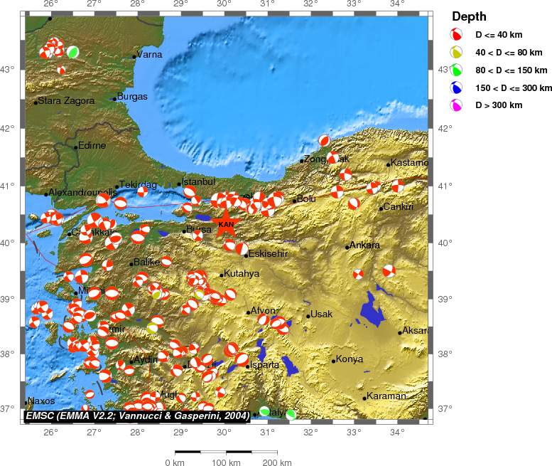 Regional moment Tensor