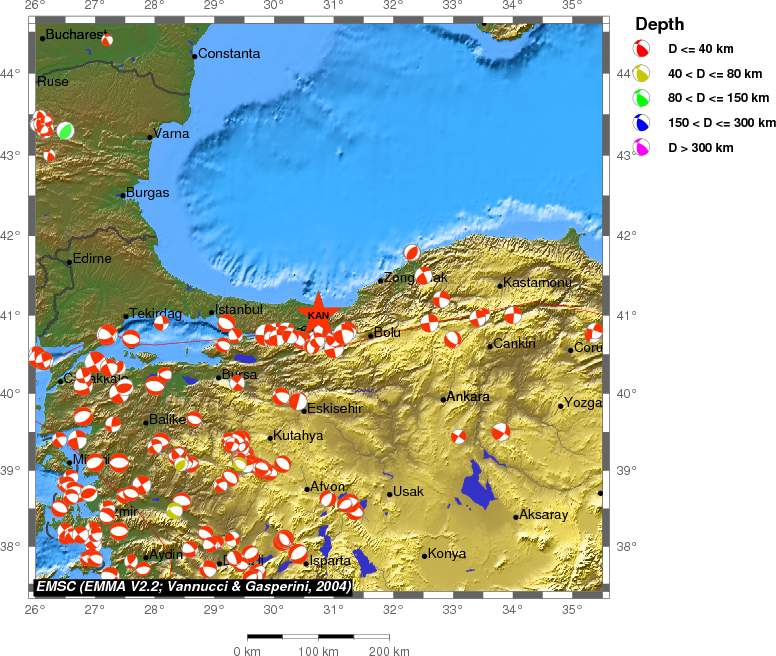 Regional moment Tensor