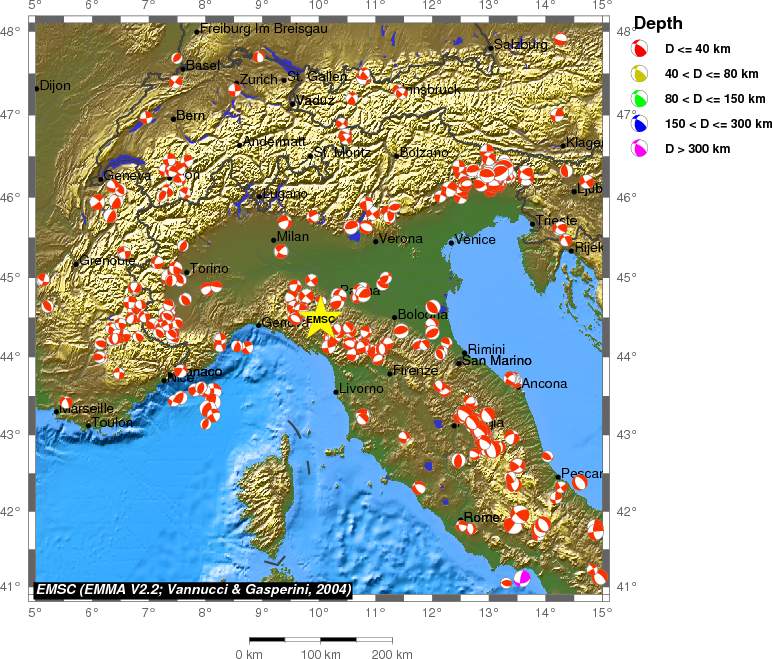 Regional moment Tensor