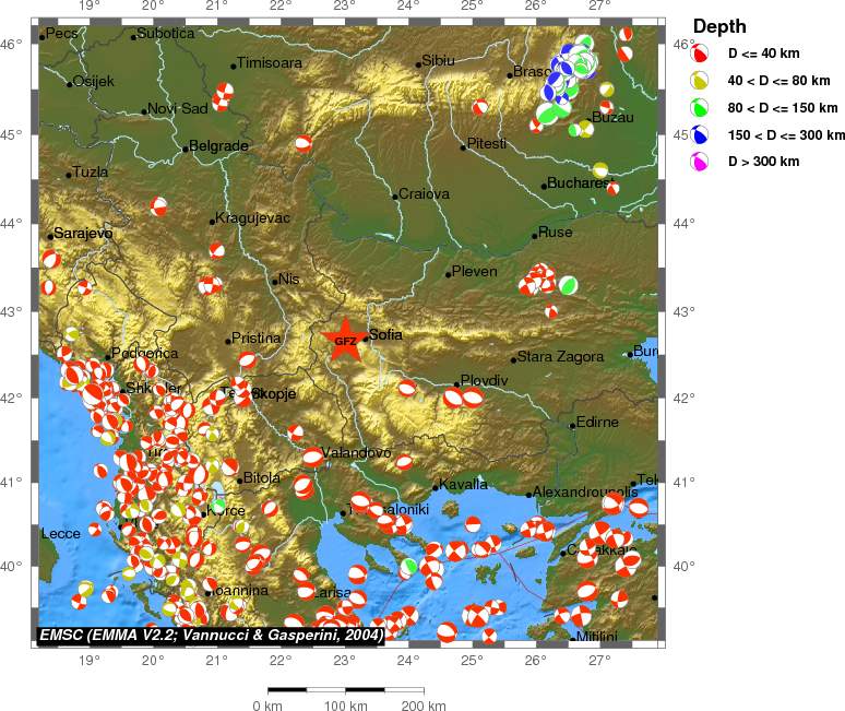 Regional moment Tensor