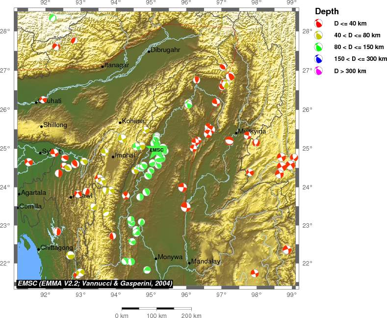 Regional moment Tensor