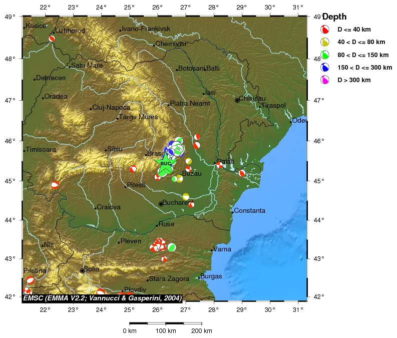 Regional moment Tensor