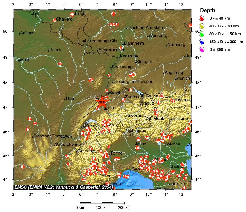 Regional moment Tensor