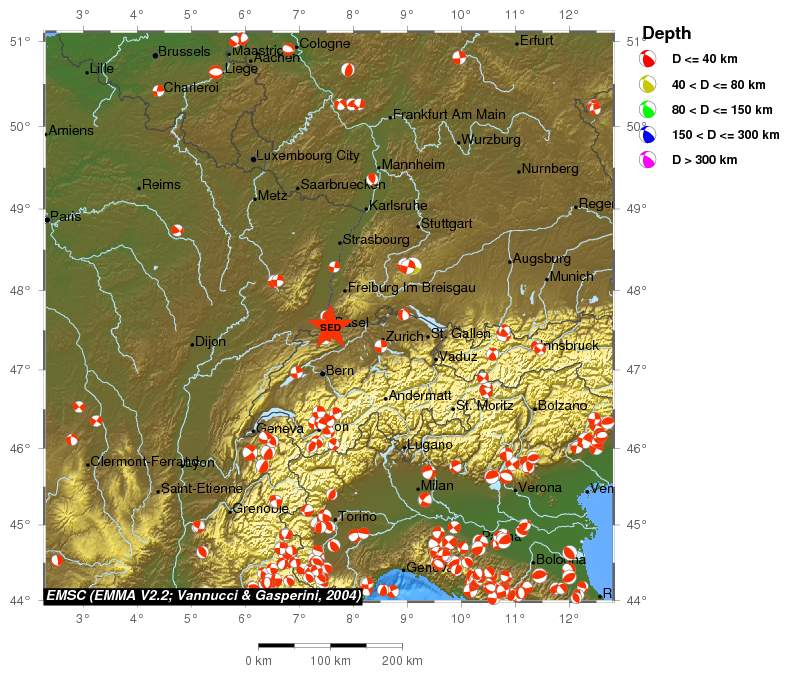 Regional moment Tensor