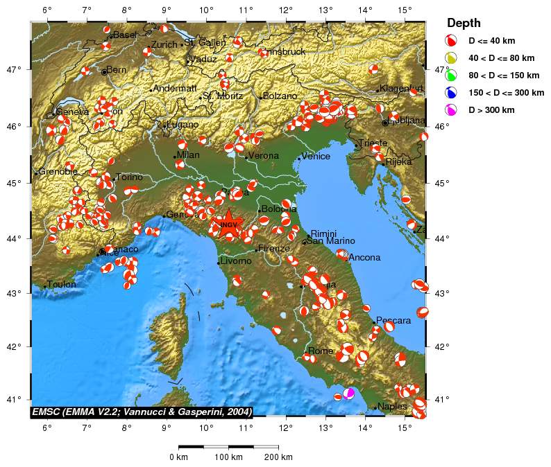 Regional moment Tensor