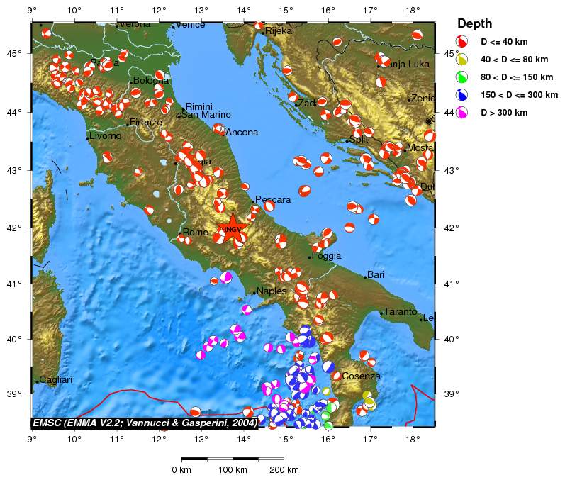 Regional moment Tensor
