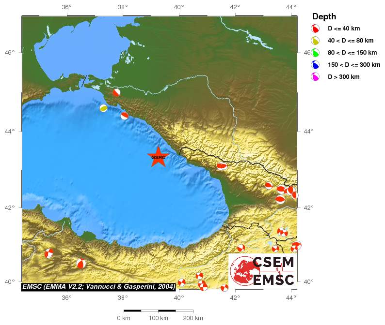 Regional moment Tensor