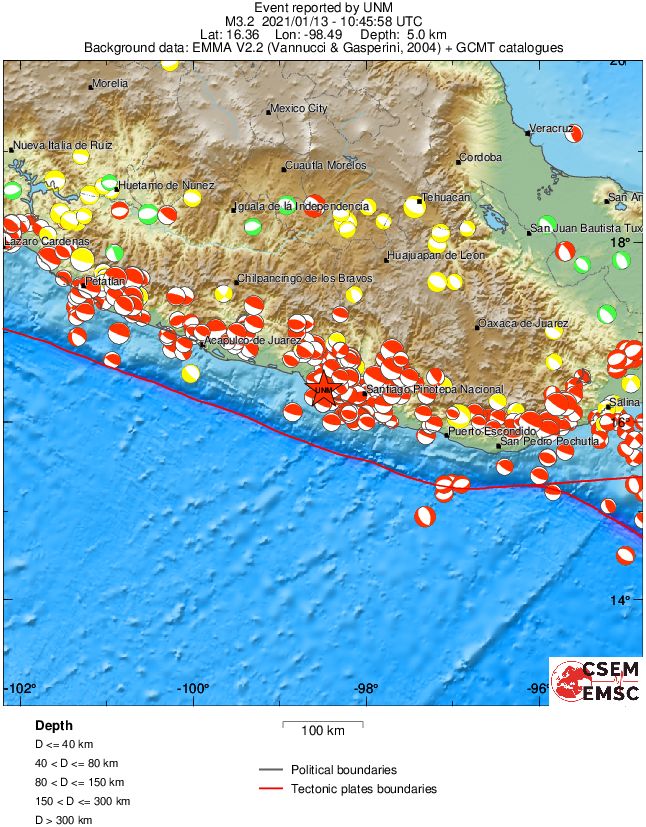 Regional moment Tensor