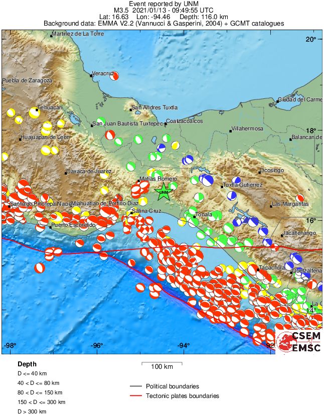 Regional moment Tensor