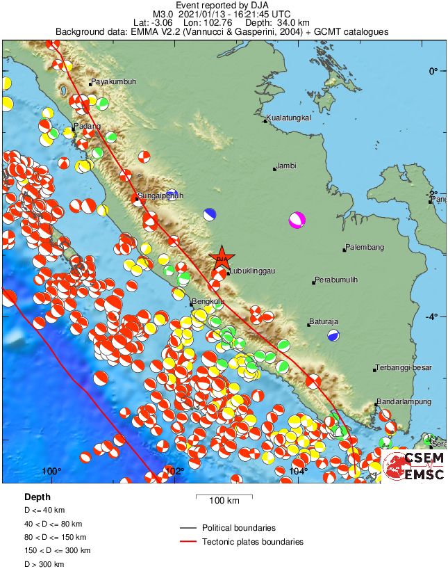 Regional moment Tensor