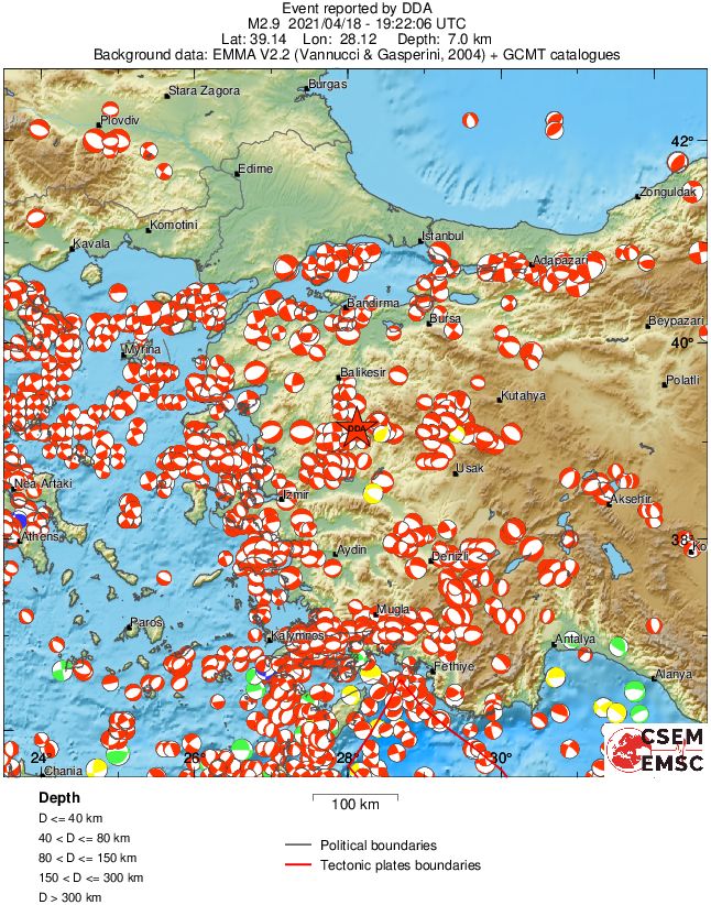 Regional moment Tensor