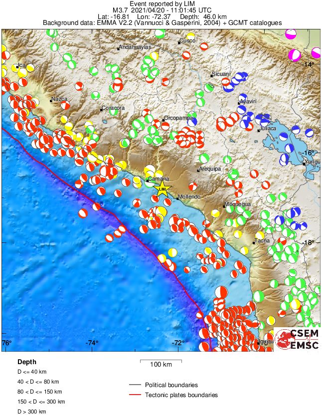 Regional moment Tensor