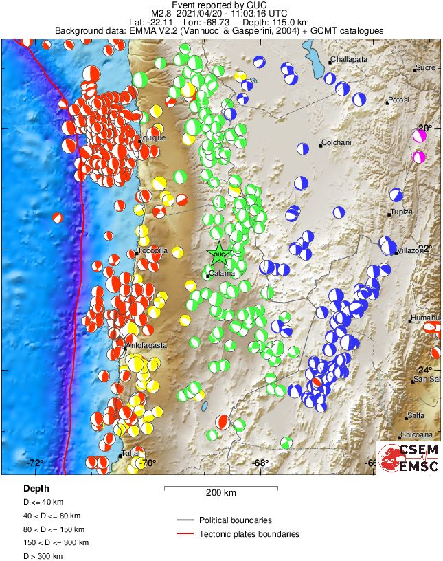 Regional moment Tensor