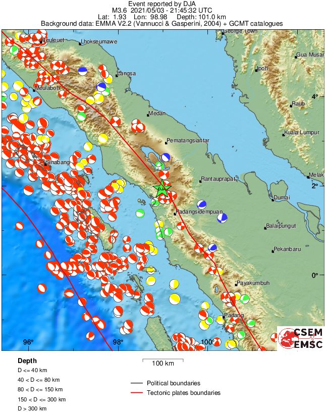 Regional moment Tensor