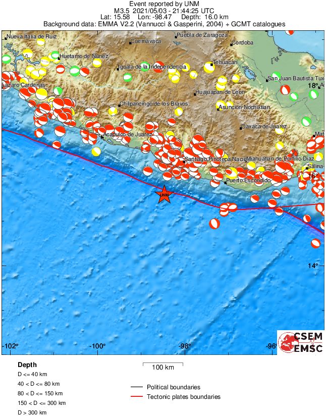 Regional moment Tensor