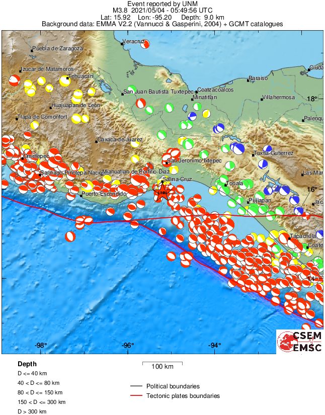 Regional moment Tensor