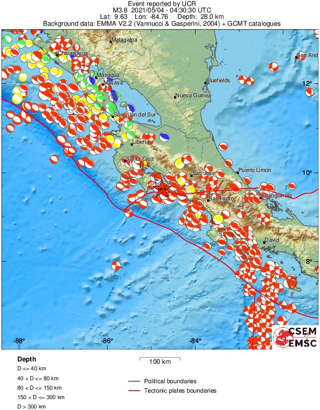 Regional moment Tensor